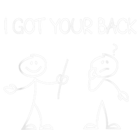 I Got Your Back Stick Figure Insulated Varsity Jacket