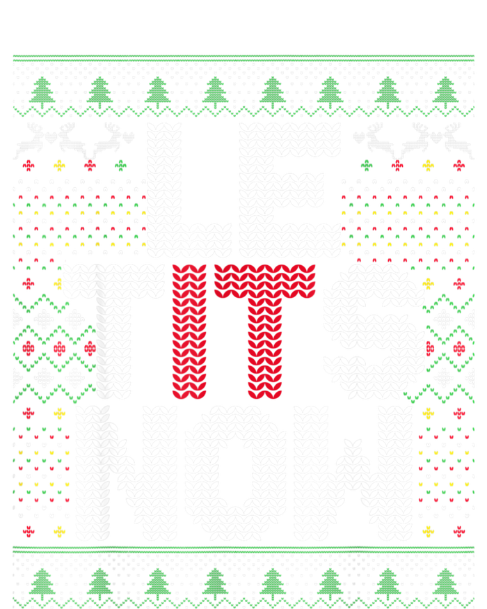 Le Tits Now Christmas Let It Snow Ugly Sweater Funny Party T-Shirt