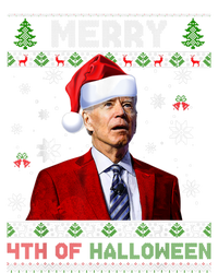 Merry 4th Of Halloween Funny Biden Ugly Christmas Sweater T-Shirt