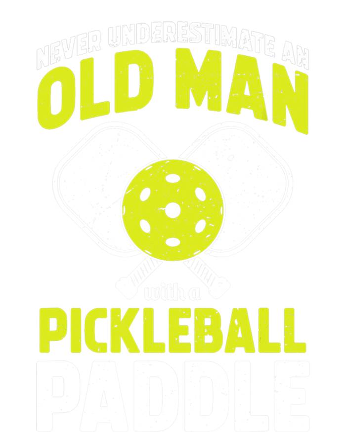 Mens Never Underestimate Old Man Funny Pickleball Paddle Gift TShirt Women’s Perfect Tri Rocker Tank