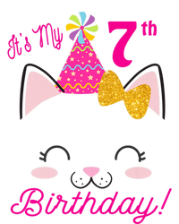 Kids Its My 7th Birthday Shirt Girl Kitty Cat Theme Party Outfit Premium T-Shirt