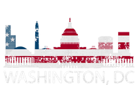 Washington DC Capitol Hill USA Flag Souvenir Design TShirt 7-Panel Snapback Hat