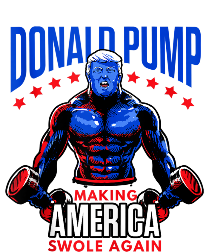 Donald Pump Swole America Trump Weight Lifting Gym Fitness Tall T-Shirt