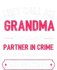 Funny Grandma Shirt, Grandma Partner In Crime Shirt TShirt Tank Top