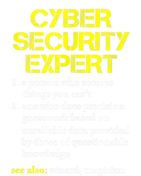 Funny Cybersecurity Definition Expert Computer Engineer TShirt T-Shirt