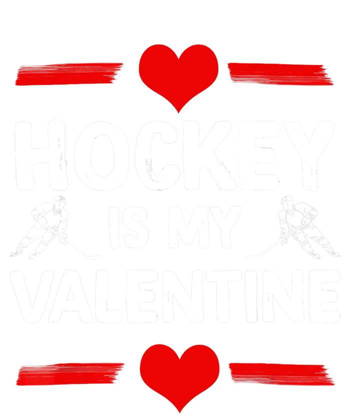 Hockey Is My Valentine Ice Hockey Team Hockey Supporter Gift Women's T-Shirt