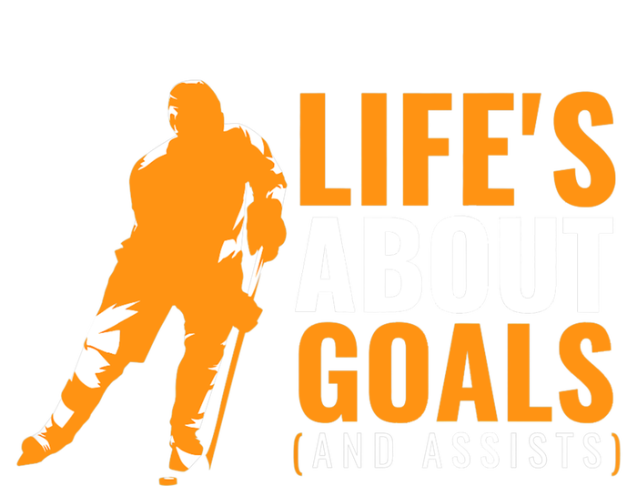 Life's About Goals Ice Hockey Shirt For Boys Ice Hockey TShirt T-Shirt