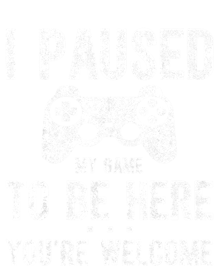 Cute Gamer Shirt I Paused My Game To Be Here You're Welcome Kids T-Shirt