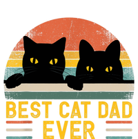 Best Cat Dad Ever Vintage Retro Style Black Cats Lover TShirt Hoodie