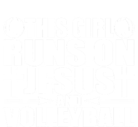 This Girl Runs On Jesus And Volleyball Novelty TShirt Softstyle Adult Sport Polo