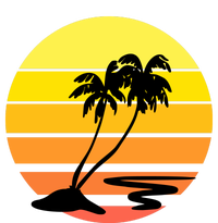 Vintage Retro Palm Tree Sunset T-Shirt