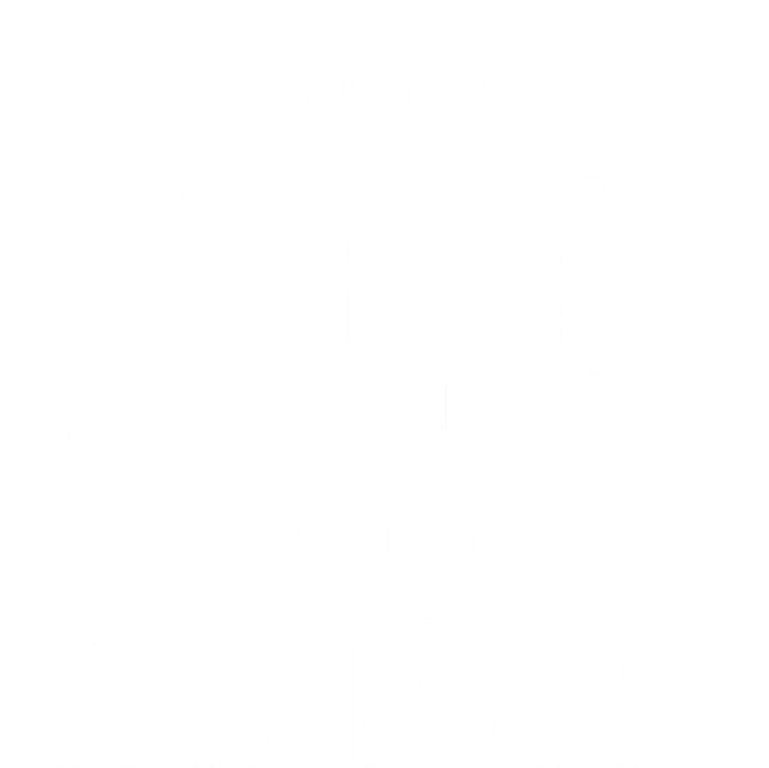 Just A Girl Who Loves Camping Women's V-Neck T-Shirt