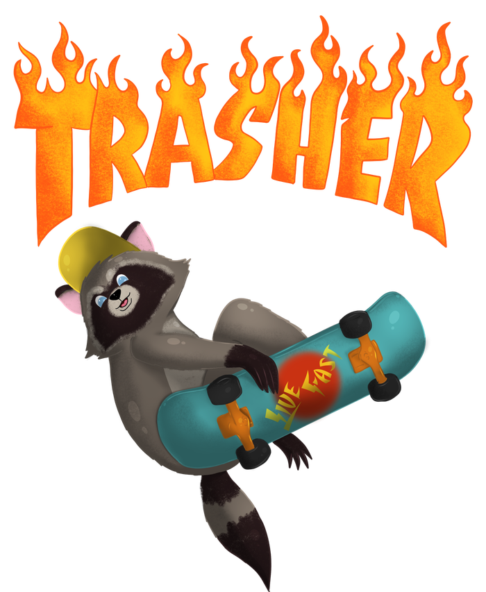 Trasher Raccoon T-Shirt