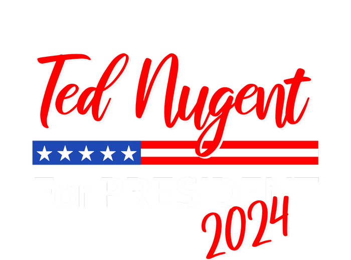 Ted Nugent For President Motor City Madman On Back Premium T-Shirt