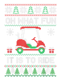 Oh What Fun It Is To Ride Golf Cart Golfer Christmas Golfing Women's T-Shirt