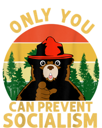 Only You Can Prevent Socialism Bear Camping Vintage Anti Long Sleeve Pajama Set