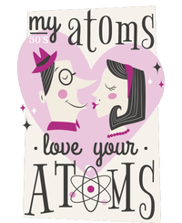 My Atoms Love Your Atoms Science Couple Pajama Set