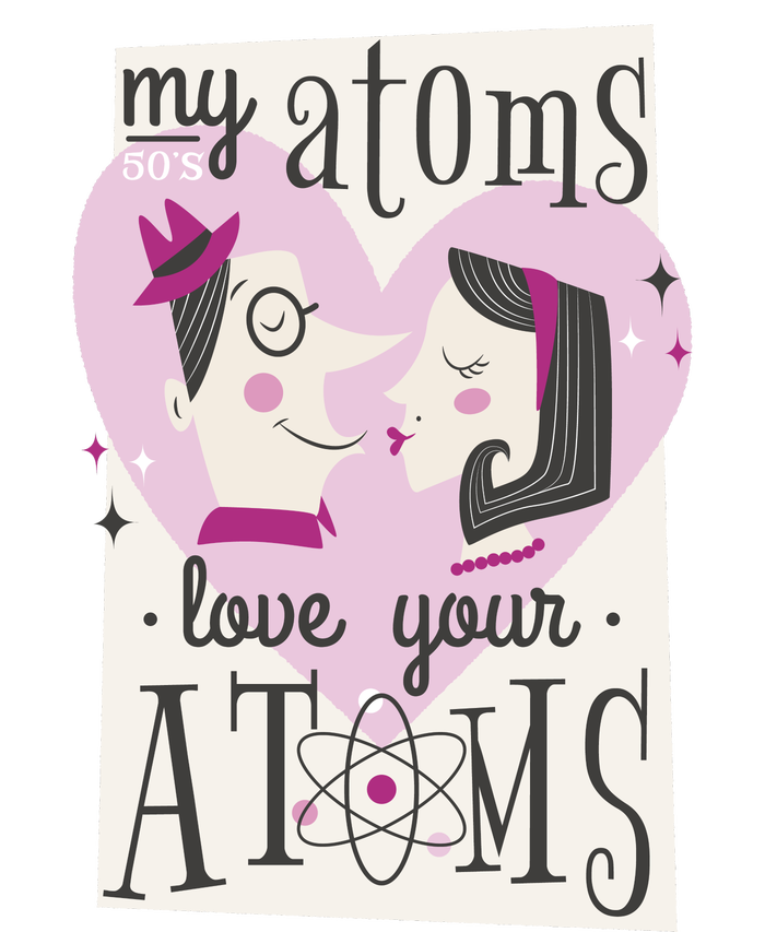 My Atoms Love Your Atoms Science Couple Pajama Set