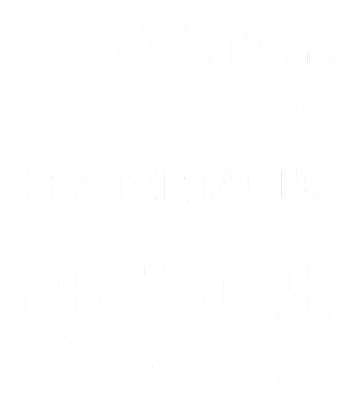 Injustice Anywhere Is A Threat To Justice Everywhere MLK Valucap Bio-Washed Visor