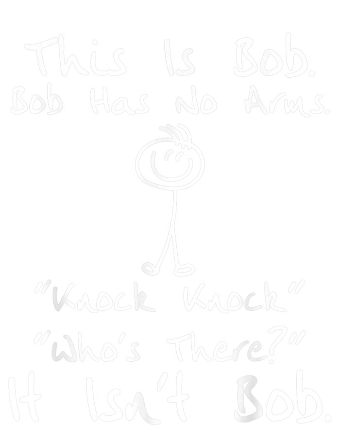 This Is Bob He Has No Arms Funny Knock Jokes Sarcastic Short Acrylic Beanie