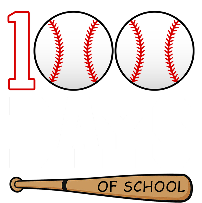 100 Days Of School Baseball Bat And Ball Women's Fleece Hoodie