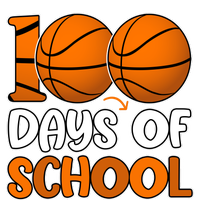 100 Days Of School Basketball Fan Cute Ladies Essential Tank