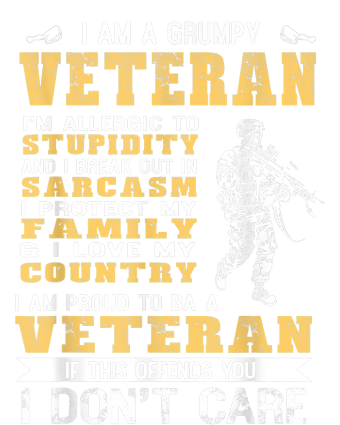 I Am A Grumpy Veteran Proud To Be Veteran Gift Mesh Reversible Basketball Jersey Tank