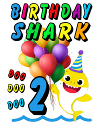 Baby Cute Shark Birthday Boy 2 Year Old T-Shirt