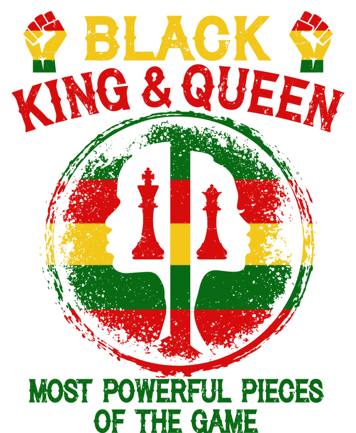 Black King And Queen Most Powerful Pieces Of The Game T-Shirt