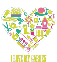 I Love My Garden Abstract Heart T-Shirt