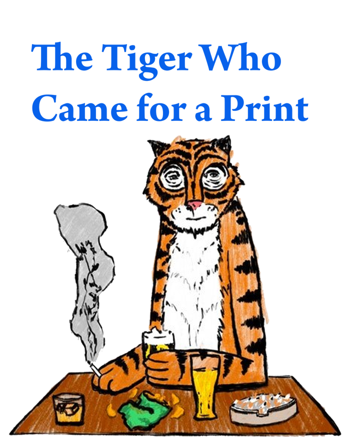 The Tiger Who Came For A Pint Kids Sweatshirt