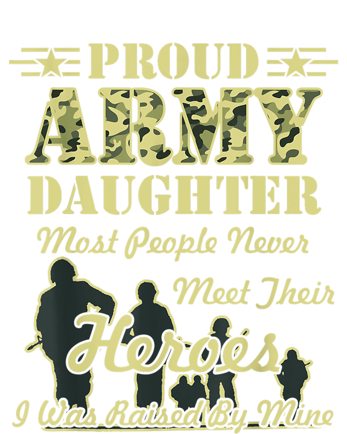 Proud Army Daughter Gift Cooling Performance Crew T-Shirt