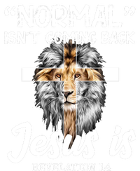 Normal Isn't Coming Back Jesus Is Revelations 14 Hooded Wearable Blanket