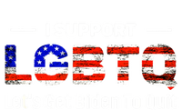 I Support LGBTQ Let's Get Biden To Quit Women's Perfect Tri Tunic Long Sleeve Shirt