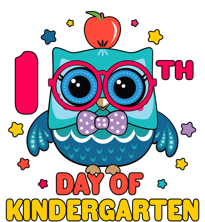 Cute Owl 100th Day Of Kindergarten Kids Hoodie