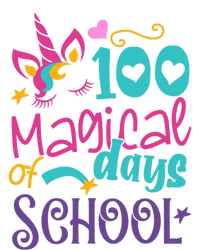 100th Day Of School Unicorn 100 Magical Days Teacher Girls Long Sleeve Shirt