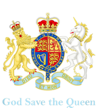 Royal Coat Of Arms, God Save The Queen Tank Top