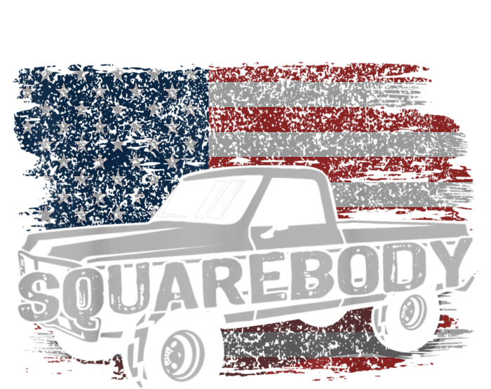 Vintage American Flag Squarebody Square Body Truck Lover T-Shirt