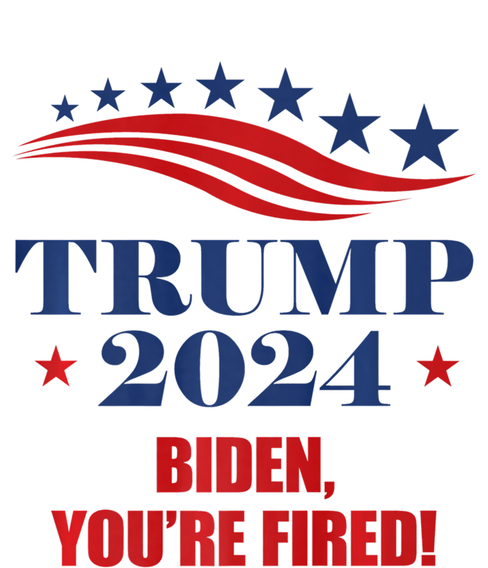 Funny Trump 2024 Biden You're Fired Trump Return Anti Biden V-Neck T-Shirt