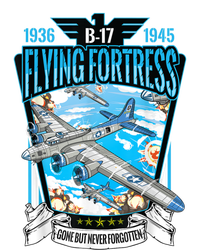 Vintage B17 Flying Fortress WW2 Heavy Bomber Aviator Ladies Long Sleeve Shirt