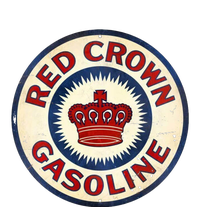 Red Crown Gas Vintage Sign Doggie Tank