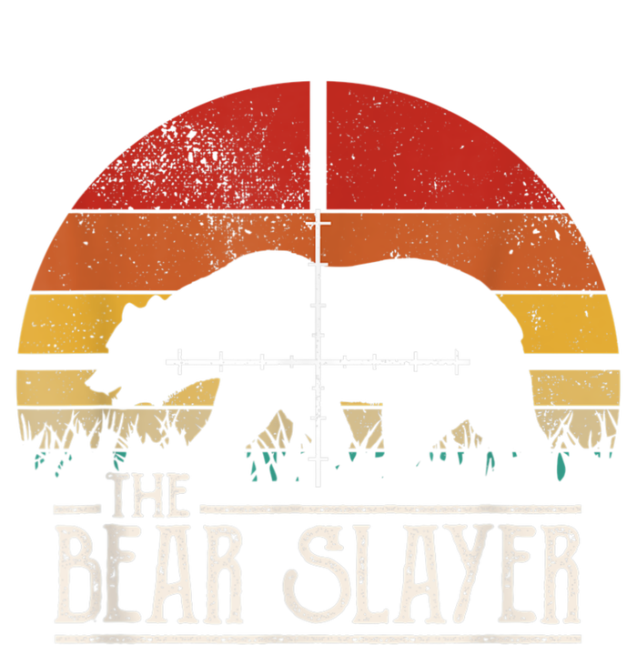 Vintage Sunset Retro Style Bear Hunting Bear Slayer T-Shirt