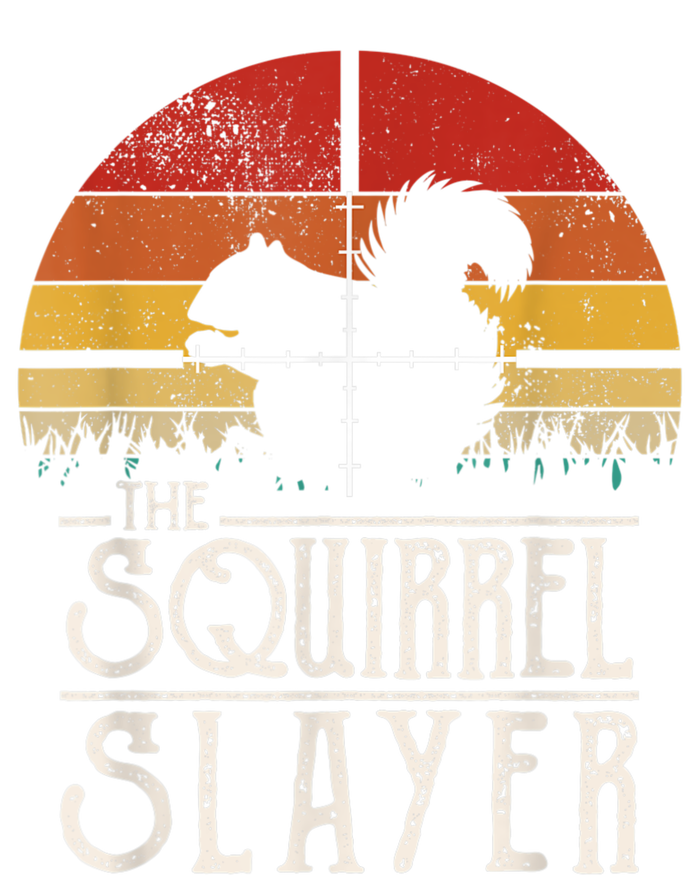 Vintage Sunset Retro Style Squirrel Hunting Squirrel Slayer Poster