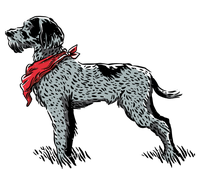 German Wirehaired Pointer Sustainable Beanie