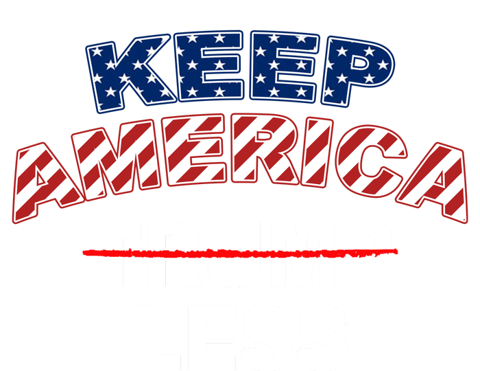 Keep America Trump Less Ladies Long Sleeve Shirt