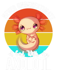 Never Underestimate A Girl With An Axolotl Long Sleeve Shirt