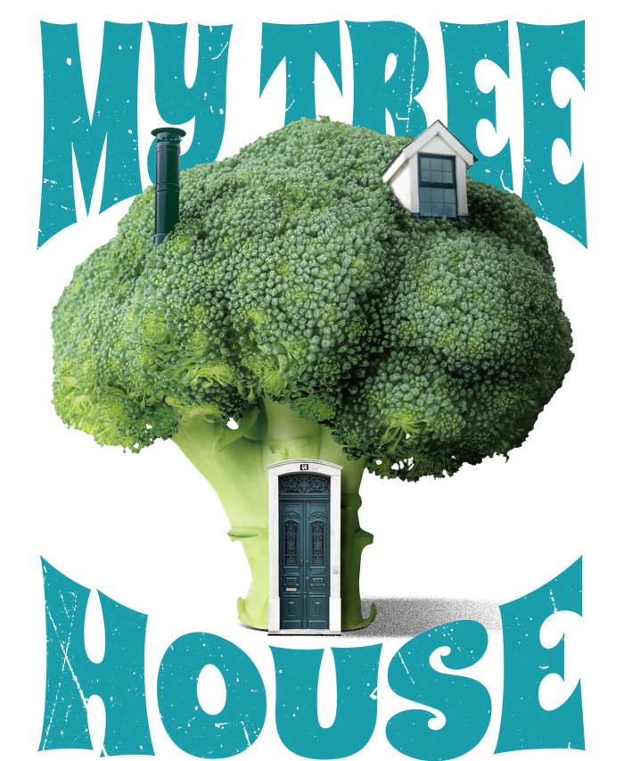 My Broccoli Tree House Funny Tall T-Shirt