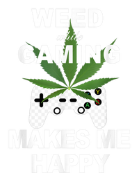 Weed While Gaming Cool Weed Lover Gamer Ladies Long Sleeve Shirt