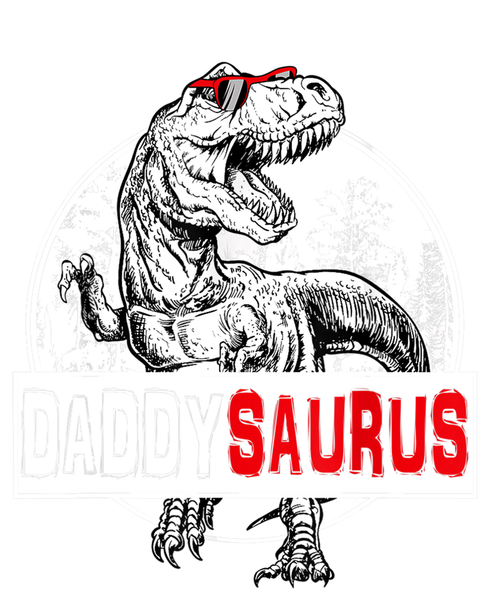 Funny Daddysaurus T Rex Gift Dinosaur Funny DaddySaurus Family Matching Gift Tall Hoodie