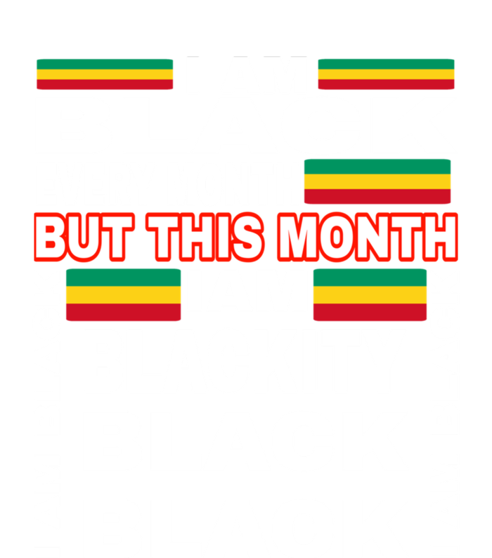 I Am Black Every Month Kids Hoodie